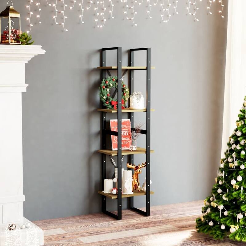 vidaXL Bookshelf Book Cabinet Shelving Unit for Living Room Engineered Wood