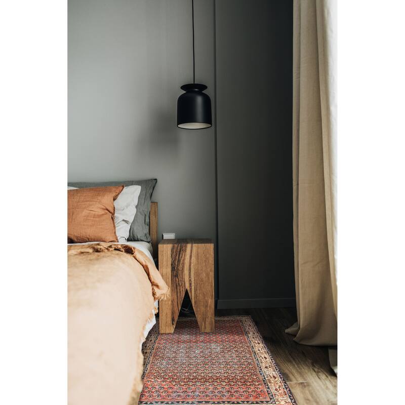 ECARPETGALLERY Hand-knotted Andelz Red Wool Rug - 3'10 x 6'2