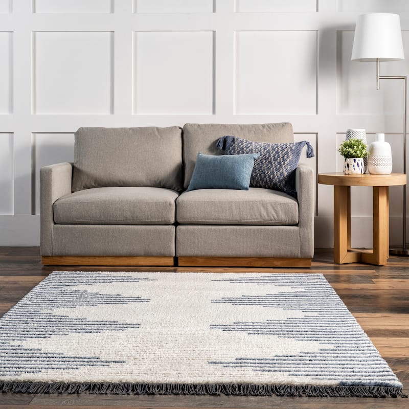 Nuloom Morgan Contemporary Shag Fringe Area Rug