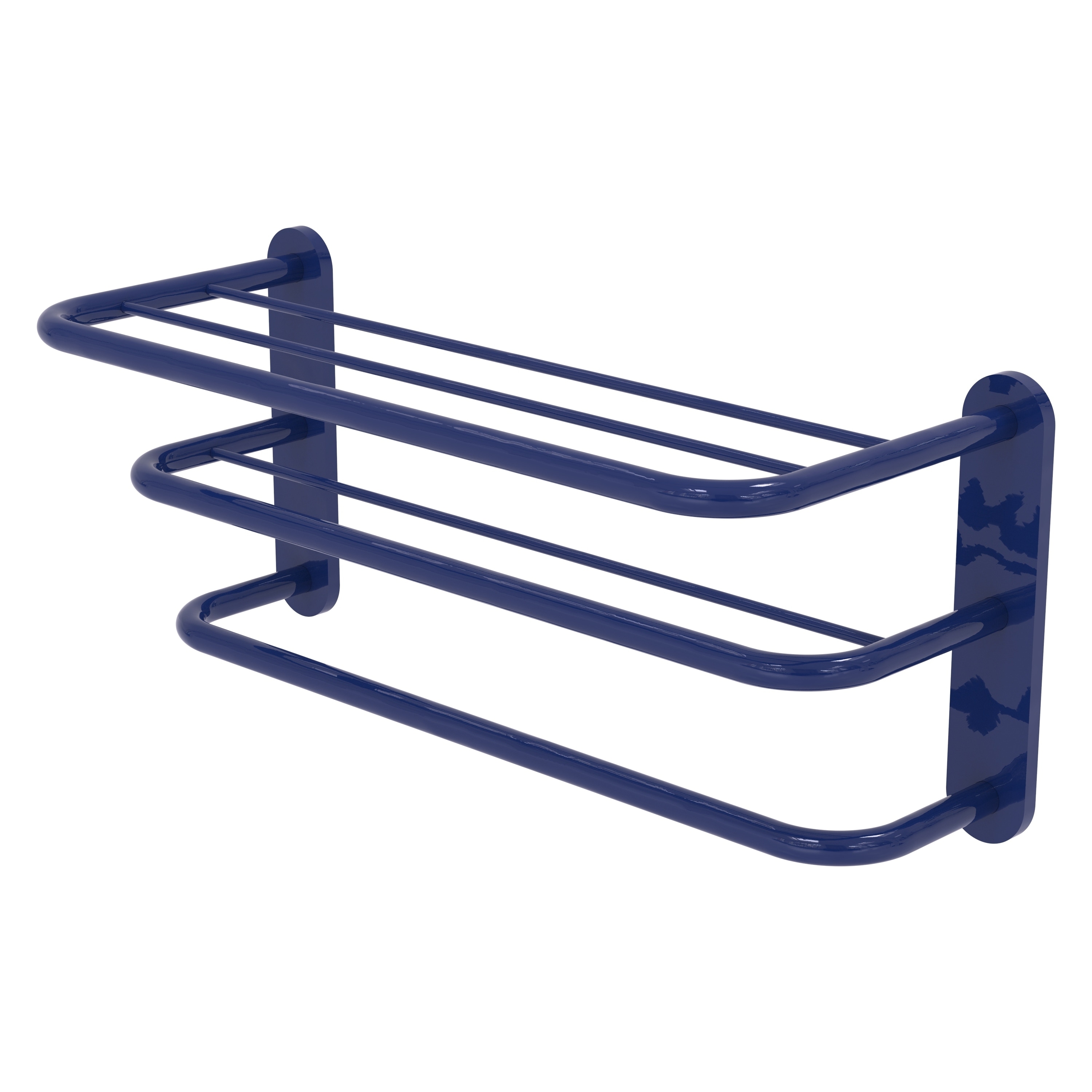 Allied Brass Three Tier Hotel Style Towel Shelf with Drying Rack