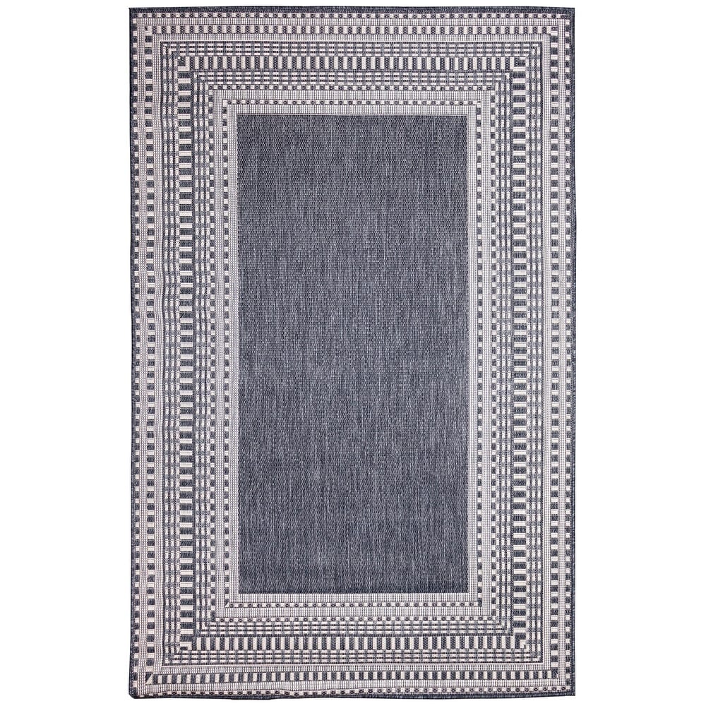 Liora Manne Malibu Etched Border Indoor/Outdoor Rug