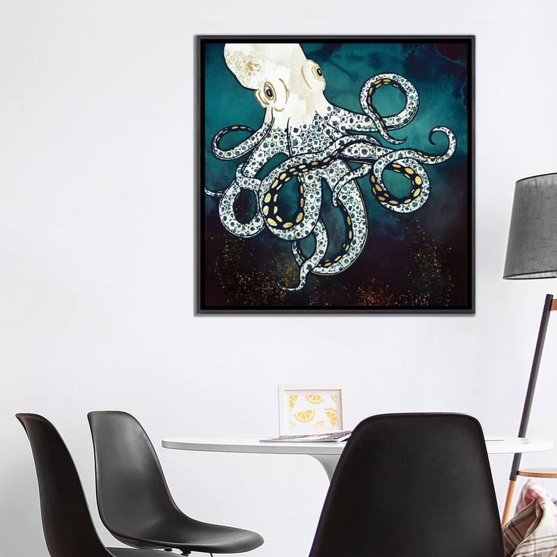 iCanvas "Underwater Dream VII" by SpaceFrog Designs Framed
