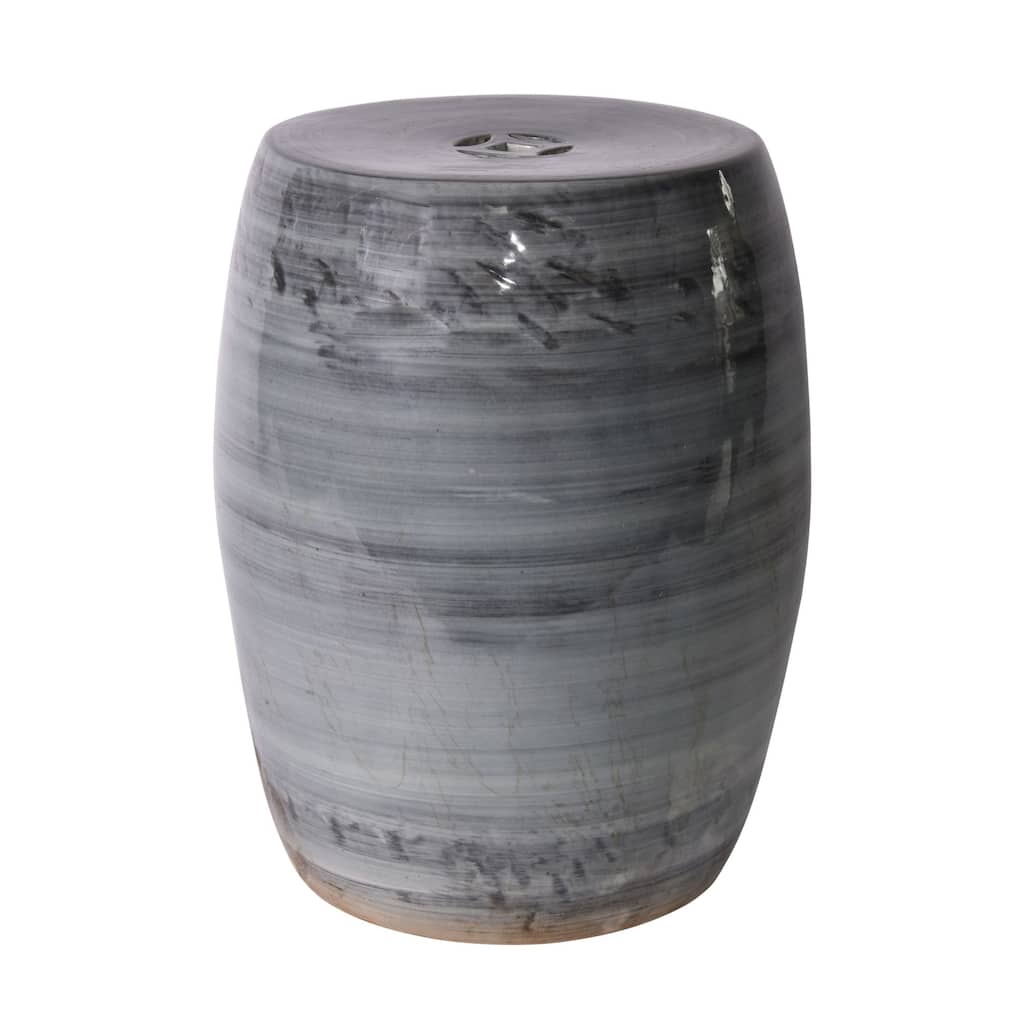 Iron Gray Village Garden Stool - 13x13x17