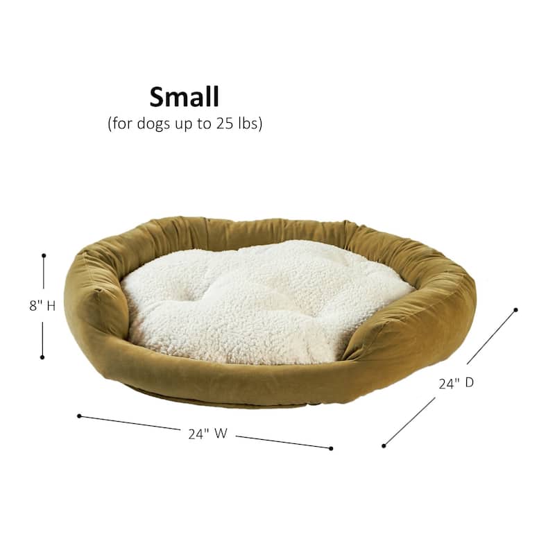 Happy Hounds Moxy Sage Donut Dog Bed