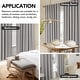 preview thumbnail 31 of 37, Living Room Curtains Back Tab Rod Pocket Faux Linen Blackout 2 Panels
