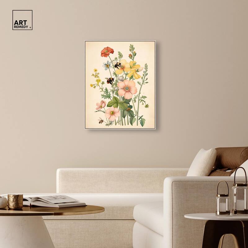 Pollinator Portrait I Canvas by Art Remedy