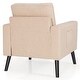 preview thumbnail 12 of 31, Costway Modern Tufted Accent Chair Fabric Armchair Single Sofa w/