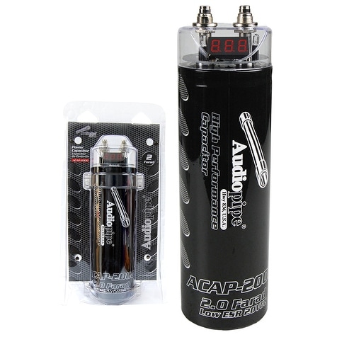 Audiopipe ACAP2000 Audiopipe 2.0 Farad Power Capacitor