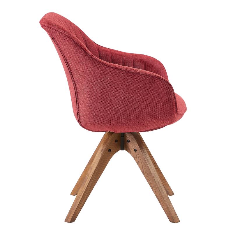 Art Leon Modern Wood Swivel Chair with Oak Legs