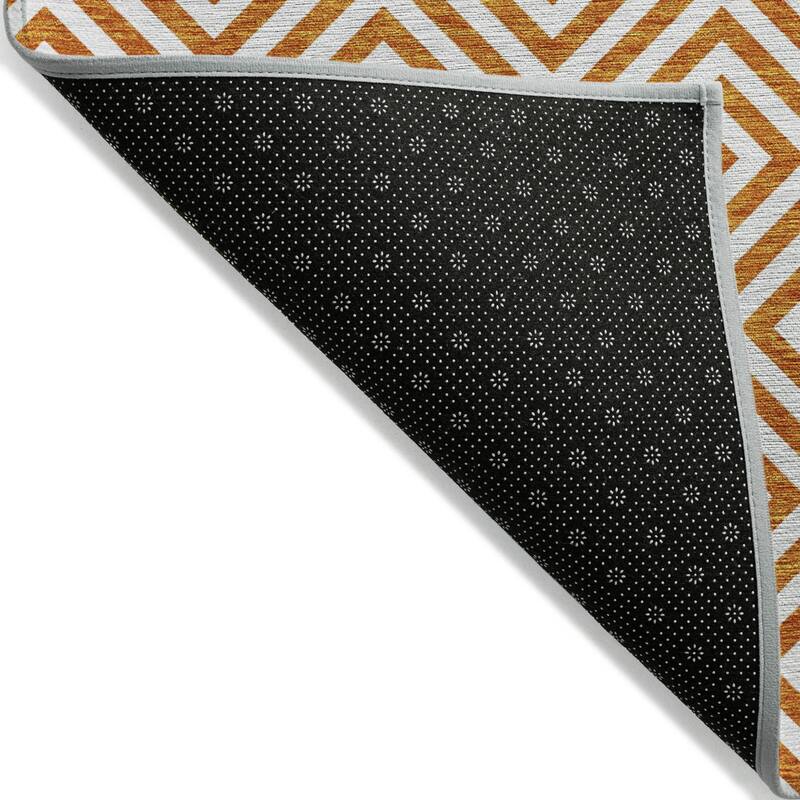 HomeRoots Geometric Transitional Rectangle Outdoor Rug