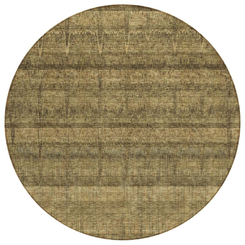 HomeRoots Striped Transitional Rectangle Outdoor Rug