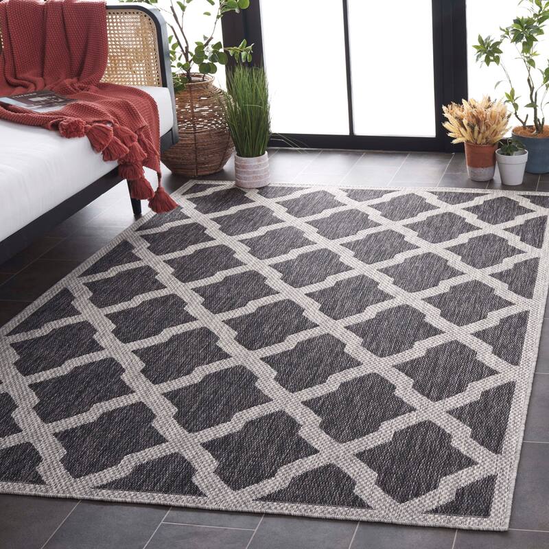SAFAVIEH Beach House Iova Transitional Rug - 8' x 10' - Charcoal/Grey