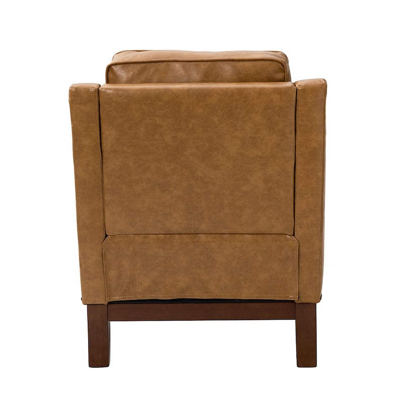 Etienne Comfy Living Room Armchair with Apron Design by HULALA HOME - CAMEL