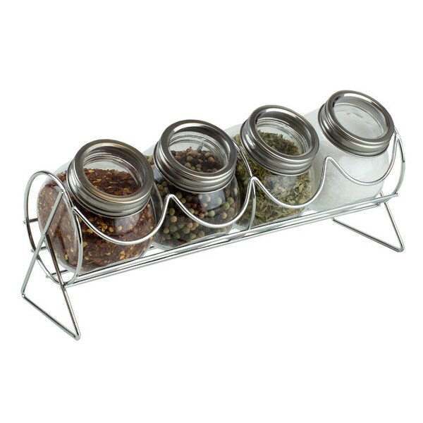 glass spice rack