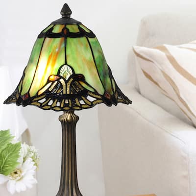 Green Haiawa Tiffany Accent Table Lamp