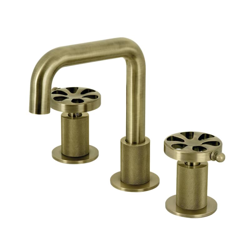 Kingston Brass KS141.RX Belknap 1.2 GPM Widespread Bathroom Faucet - Antique Brass