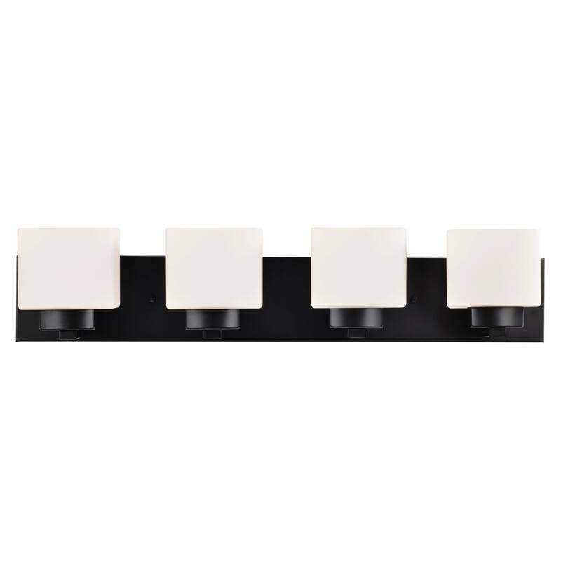 Design House 588426 Dove Creek 4 Light 32" Wide Vanity Light - Matte Black