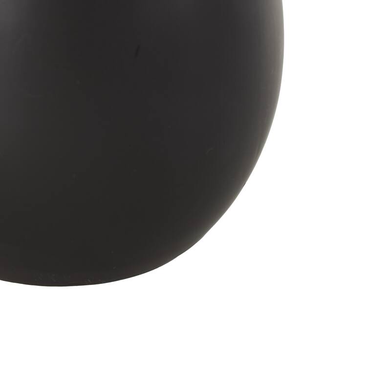 White or Black Ceramic Minimalistic Decorative Vase with Varying Shapes (Set of 3)