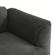 preview thumbnail 23 of 34, Roomfitters Modern Velvet Sectional Sofa with Detachable Ottoman, 4-Seater Couch with Pillows for Living Room