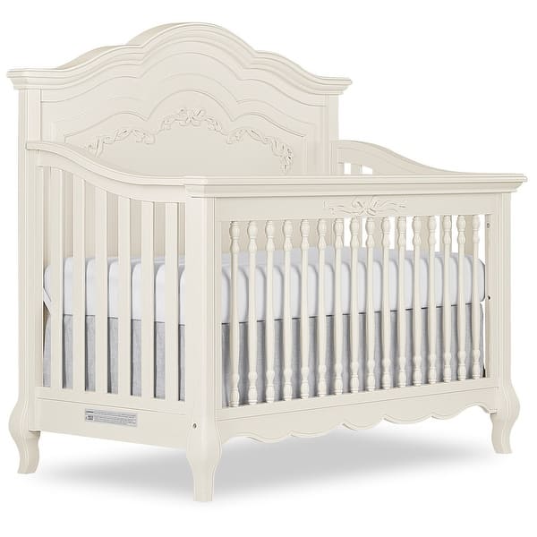 slide 2 of 11, Evolur Aurora 5 in 1 Convertible Crib Cream