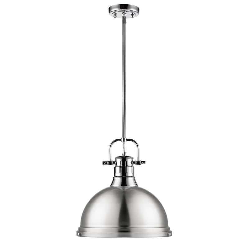 Duncan 1-light Hanging Dome Pendant with Rod
