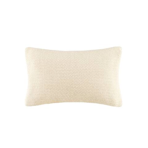 Carson Carrington Jekabpils Knit Oblong Pillow Cover