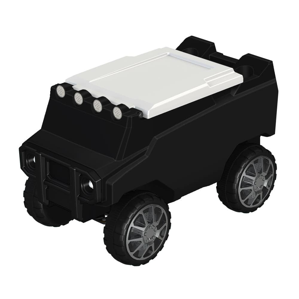 Black Rover White Lid RC Cooler