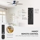 preview thumbnail 68 of 113, 5 - Blade Low Profile Flush Mount Modern Ceiling Fan with LED Light and Remote