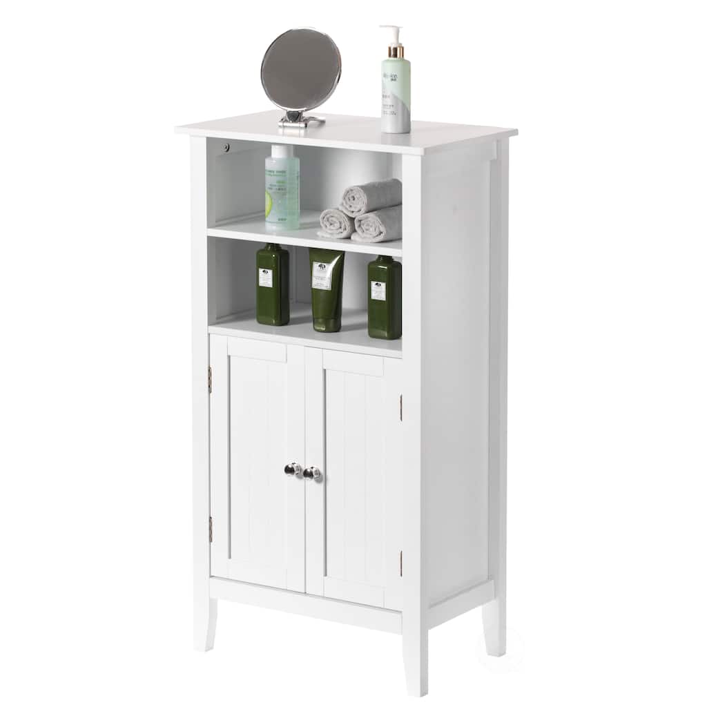 White Bathroom Storage Cabinet for Bedroom, Bathroom, and Vanity