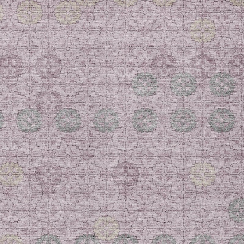 HomeRoots Geometric Transitional Rectangle Outdoor Rug