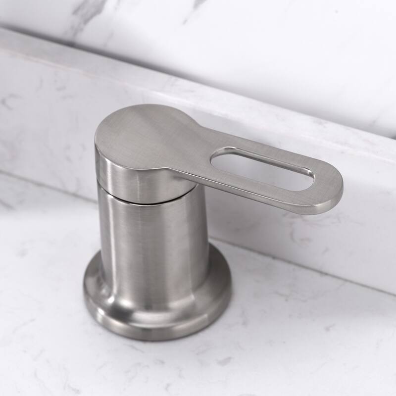 Luxier VividFall 8 in. Widespread 2-Handle Bathroom Faucet with Drain