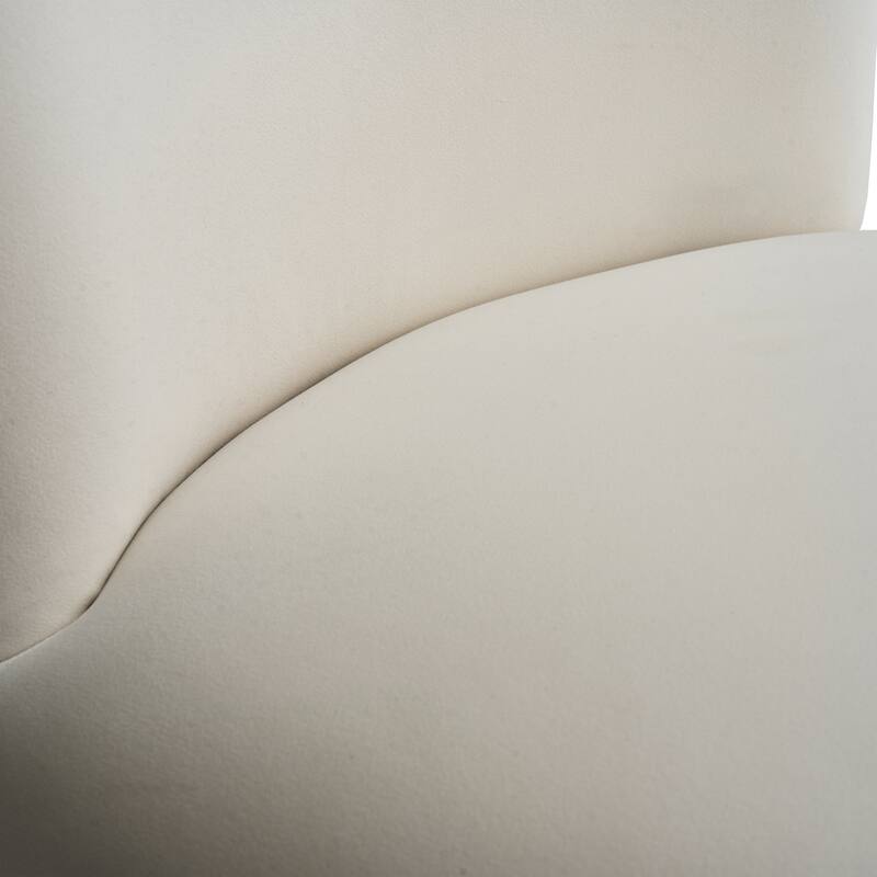 27 inch-counter stool, modern design with a smooth, light - colored fabric and circular footrest