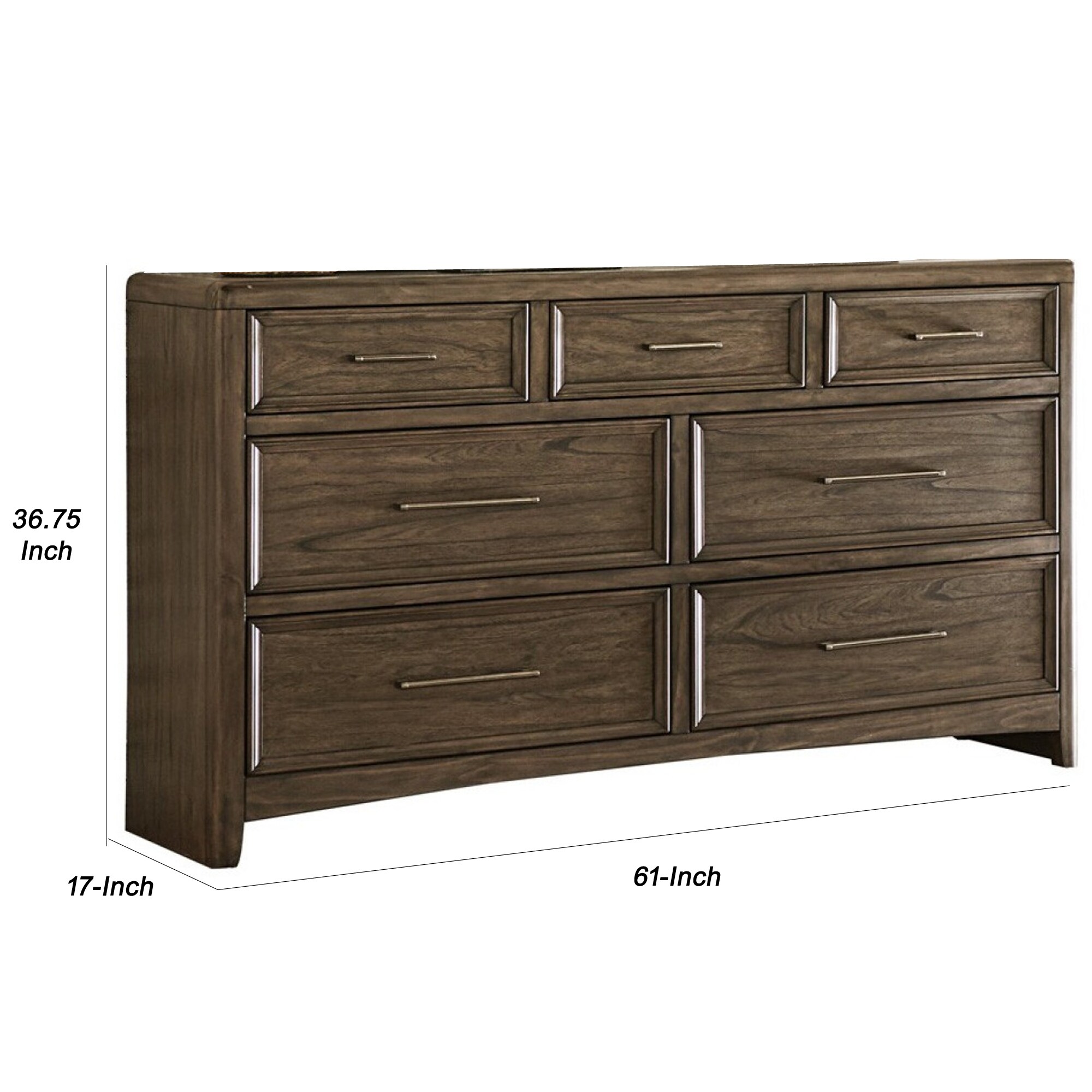 grey corner dresser Galano Zaffy 6 Drawer Dresser (Interlock)