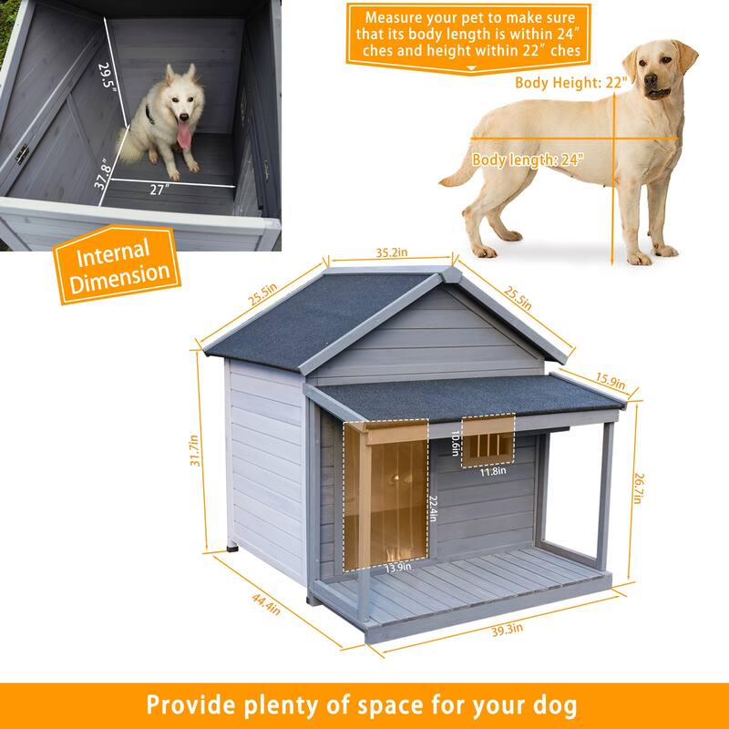 Large Balcony Dog House