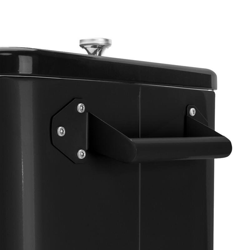 Ice Chest Cooler Cart Black