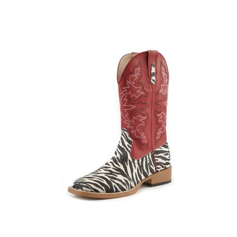 zebra cowgirl boots