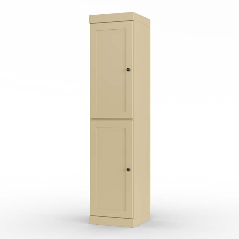 Palace Imports 100% Solid Wood 16.5" Bathroom Storage Cabinet with Shaker Doors and Adjustable Shelves
