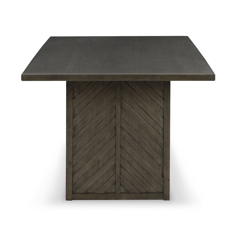 Signature Design by Ashley Arkenton Gray/Brown Dining Table and 2 Chairs and 2 Benches