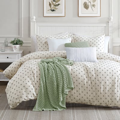 Peri Home Block Print Gauze Comforter Set