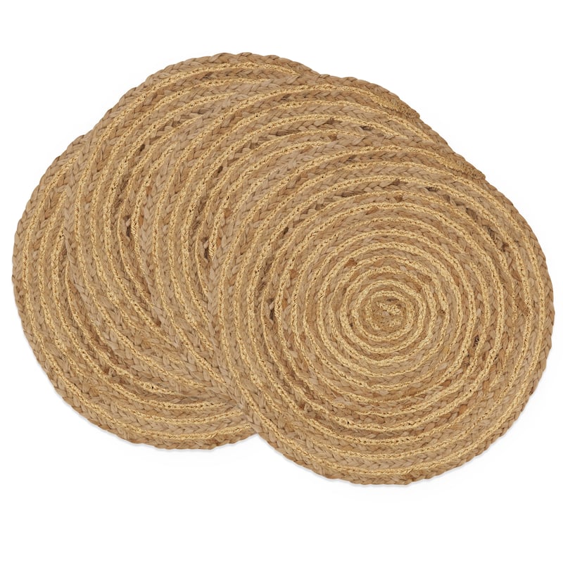 Stylish Shimmering Round Placemat (Set of 4)