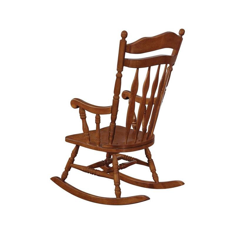 Colby Windsor Country Style Brown Wooden Rocking Chair - Overstock ...