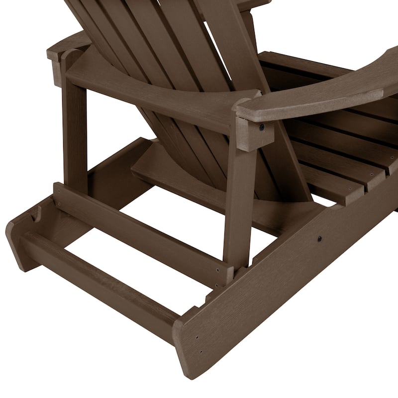 HIGHWOOD King-Size Folding and Reclining Adirondack Chair