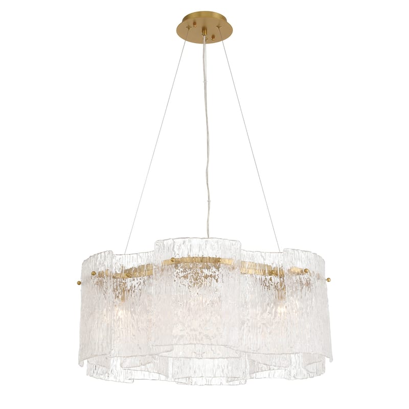 Metropolitan N2286 Brookstreet 6 Light 30" Wide Crystal Multi Light