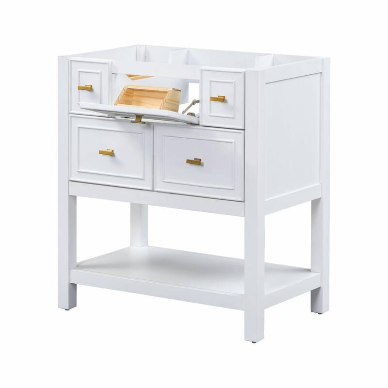 30'' Free Standing Bathroom Vanity with 5 Drawers