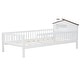 preview thumbnail 8 of 16, Twin Size Wood Platform Bed with House-shaped Headboard