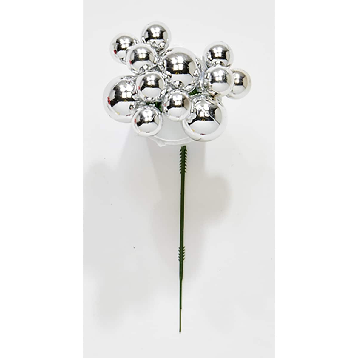 Mixed Ball x 12 Pick, Silver, Set of 12 - 7"