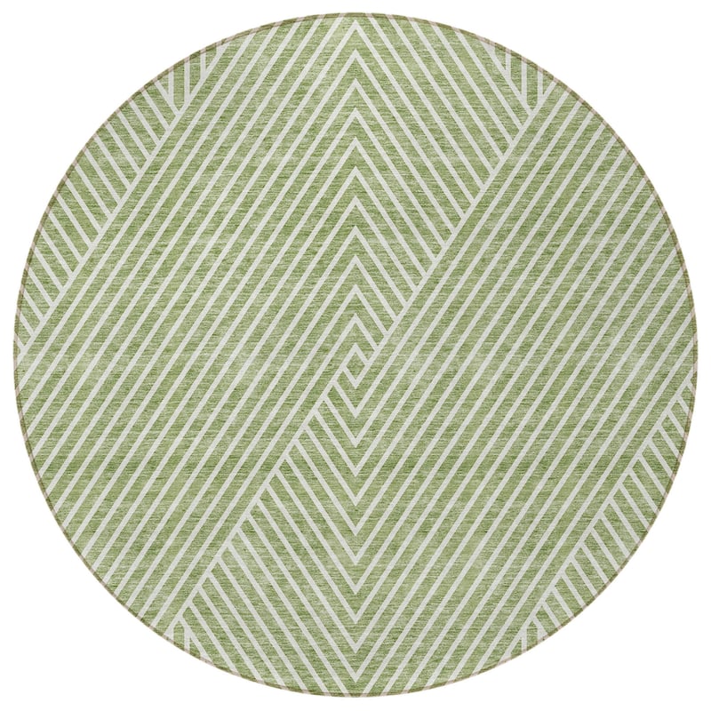 HomeRoots Geometric Transitional Rectangle Outdoor Rug