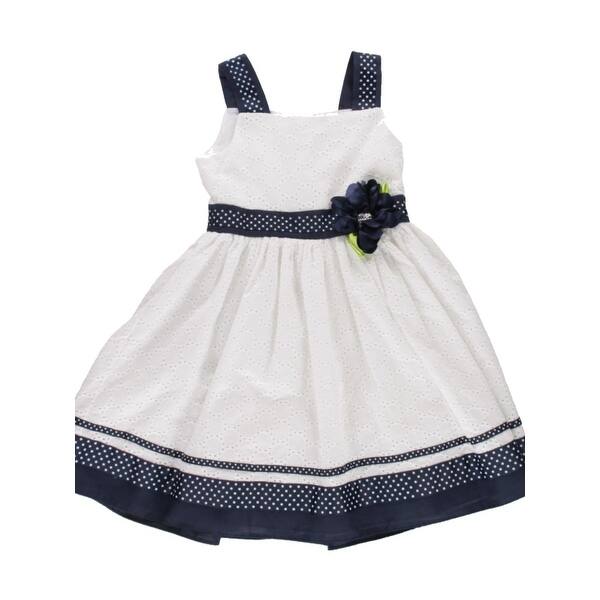 Shop Sweet Heart Rose Girls Party Dress Eyelet Polka Dot 6