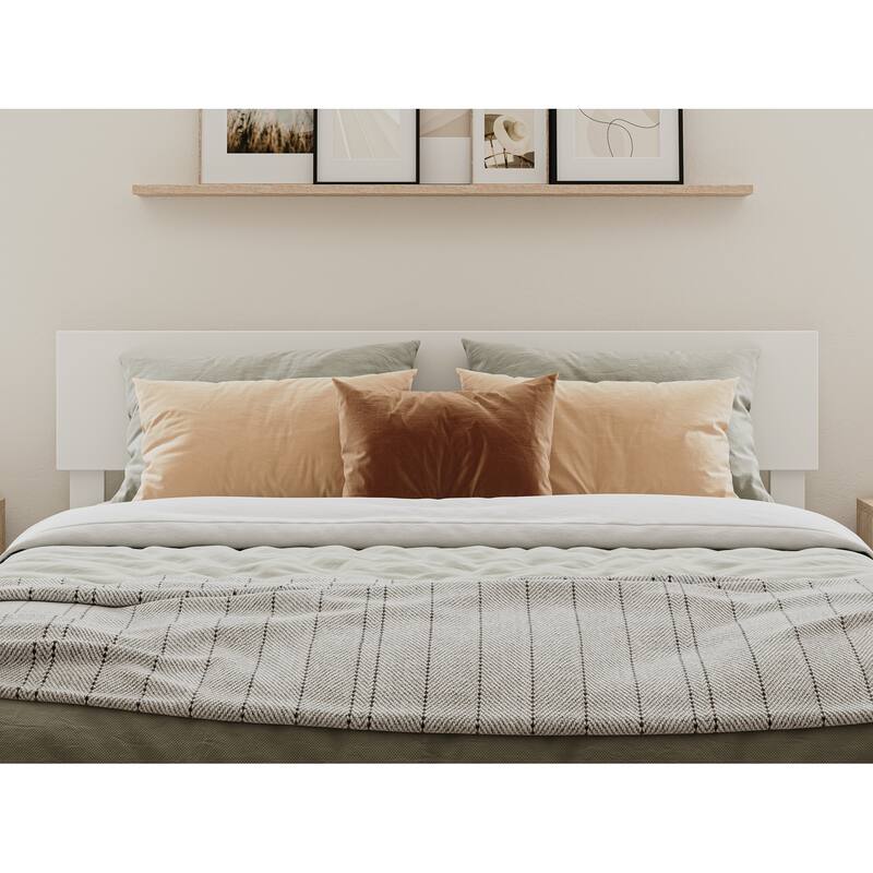 Aria Solid Wood Modern Low Profile Platform Bed