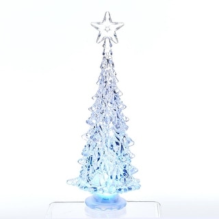 shop 10 pre lit color changing led christmas tree with star table top figure clear free shipping on orders over 45 overstockcom 18039981 - Color Changing Led Christmas Tree shop 10 pre lit color changing led christmas tree with star table top figure clear free shipping on orders over 45 overstockcom 18039981 - Color Changing Led Christmas Tree